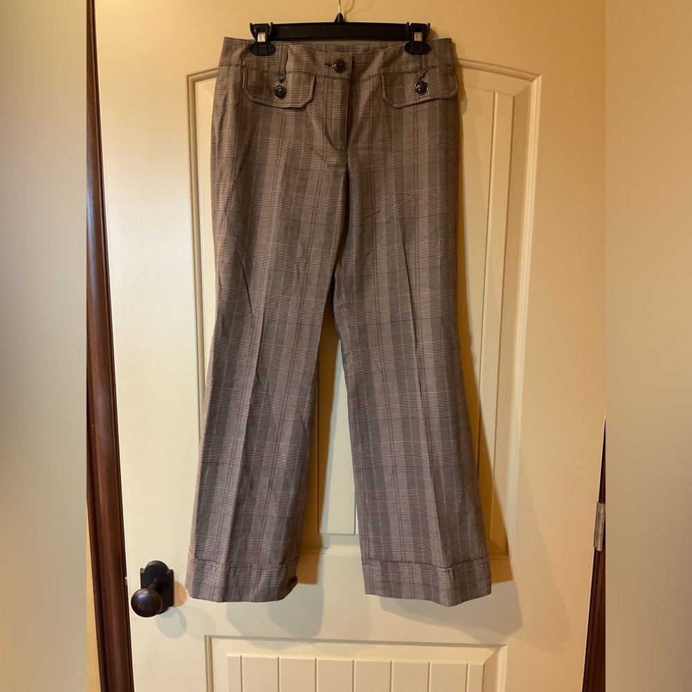 Etcetera Plaid Trousers Size 4